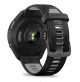 Forerunner® 965 - Carbon Grey DLC Titanium Bezel with Black Case and Black/Powder Grey Silicone Band - 010-02809-10 - Garmin